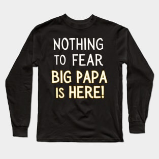 Funny Dad Big Papa Long Sleeve T-Shirt